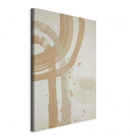 Cuadro - Beige Minimalism (1 Part) Vertical