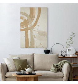 Paveikslas - Beige Minimalism (1 Part) Vertical