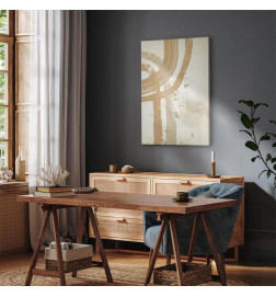 Tableau - Beige Minimalism (1 Part) Vertical