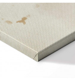 Schilderij - Beige Minimalism (1 Part) Vertical