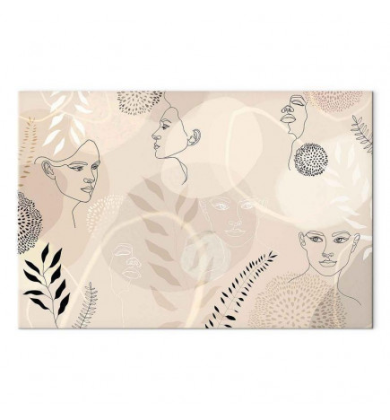 Tableau - Feminine line art