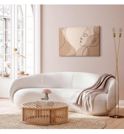 Schilderij - Feminine line