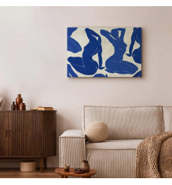 Canvas Print - Blue femininity