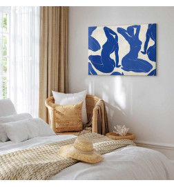 Canvas Print - Blue femininity