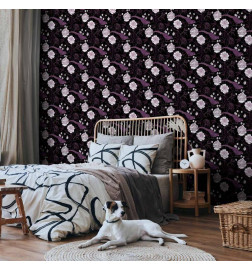 Wallpaper - Peonies and pheasants