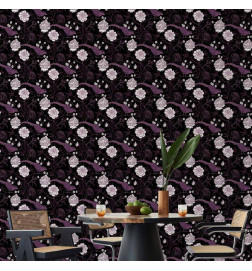 Wallpaper - Peonies and pheasants