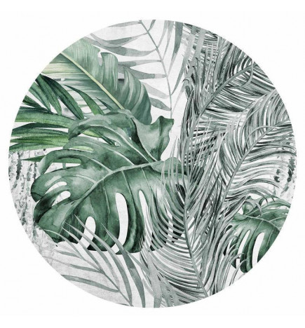 Apvalus fototapetas - Dense jungle