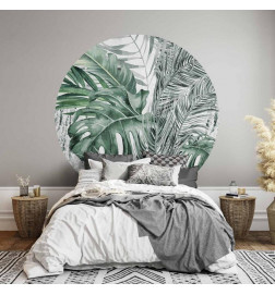 Round Wall Mural - Dense jungle