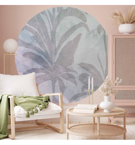 Carta da parati rotondi - Misty tropics