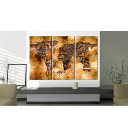 Canvas Print - World in opalescent shades