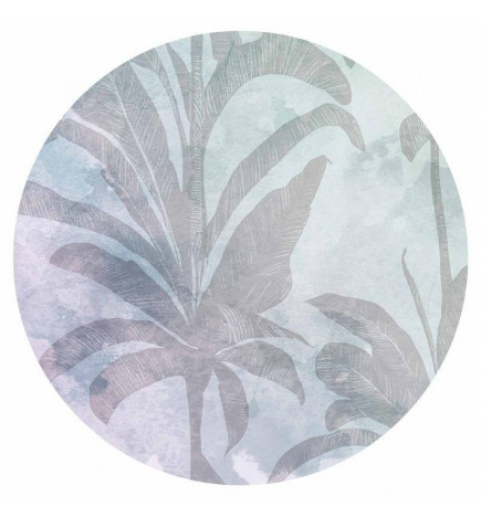 Papier Peint rond - Misty tropics