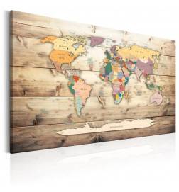 61,90 €Quadro - World Map: Colourful Continents