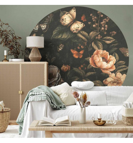 Fototapet rotund - Rustic garden