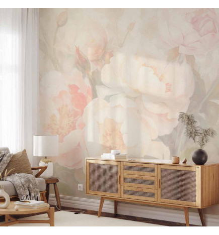 Wall Mural - Peonies in the mist