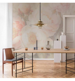 Mural de parede - Peonies in the mist