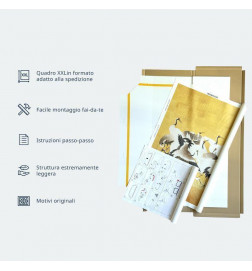 Tablou XXL - Impressionist bridge - painting of a bridge against a picturesque background