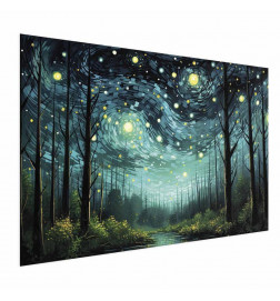 Plakatas - Starry night - a contemporary version of Van Goghs night sky