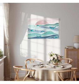 Quadro - Fish on the waves