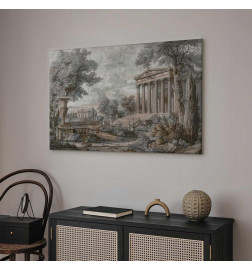 Quadro - Temple on a hill - Greek architecture in subdued colours