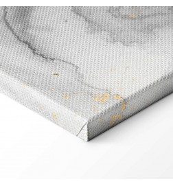 Canvas Print - Golden explosions – abstract pattern inspired by marble