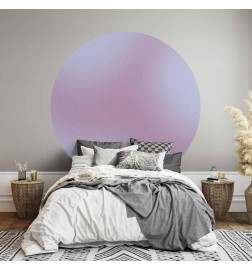 Round Wall Mural - Complex gradient – gradient composition in nostalgic colours