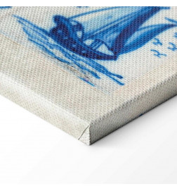 Leinwandbild - Azulejos tiles – traditional Portuguese ceramic tiles