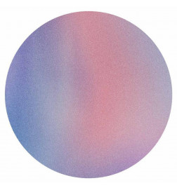 Ronde fotobehang - Rainbow gradient - a delicate multicoloured gradient reminiscent of mist