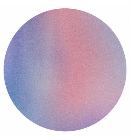 Pyöreä seinämaalaus - Rainbow gradient - a delicate multicoloured gradient reminiscent of mist