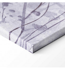 Quadro - Majestic flight - a crane in flight in monochrome