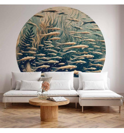 Apaļā fototapete - Oceanic nature