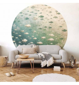 Papier Peint rond - The marine world