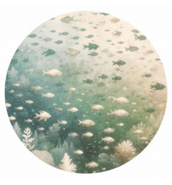 Fototapet rotund - The marine world