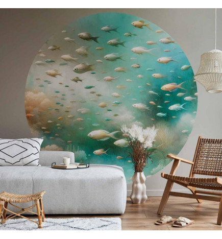 Mural de parede redondo - Oceanic beauty