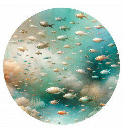 Round Wall Mural - Oceanic beauty