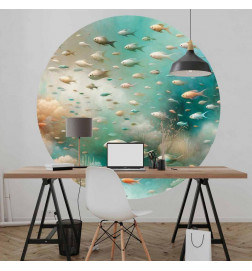 Round Wall Mural - Oceanic beauty