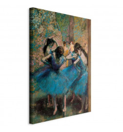 Leinwandbild - Edgar Degas – Blue Dancers