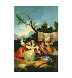 Groot XXL schilderij - Francisco Goya – The Washerwomen