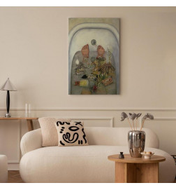 Schilderij - Frida Kahlo – What the Water Gave Me