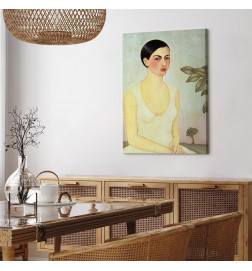 Schilderij - Frida Kahlo – The White Lady