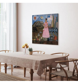 Tableau - Frida Kahlo – Self-Portrait on the Borderline Between Mexico and the United States