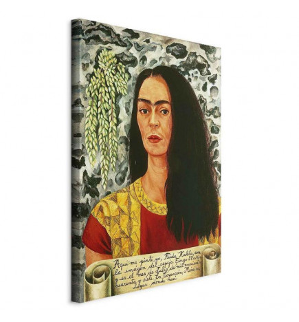 Quadro - Frida Kahlo – Self-Portrait with Loose Hair