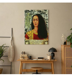 Canvas Print - Frida Kahlo – Self-Portrait with Loose Hair