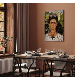Seinapilt - Frida Kahlo – Self-Portrait with Thorn Necklace and Hummingbird
