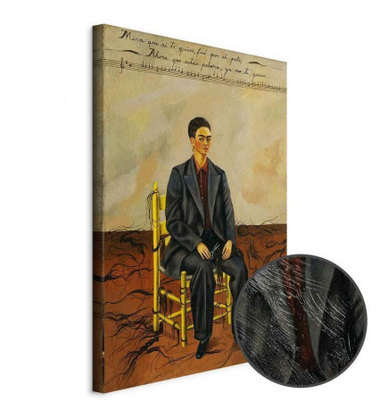 Canvas Print - Frida Kahlo – Self-Portrait with Cropped Hair