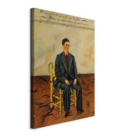 Canvas Print - Frida Kahlo – Self-Portrait with Cropped Hair