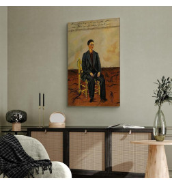 Canvas Print - Frida Kahlo – Self-Portrait with Cropped Hair
