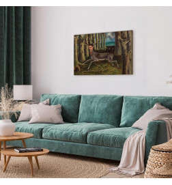 Schilderij - Frida Kahlo – The Wounded Deer