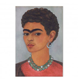 Slika - Frida Kahlo – Self-Portrait with Curly Hair