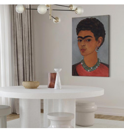 Tablou - Frida Kahlo – Self-Portrait with Curly Hair