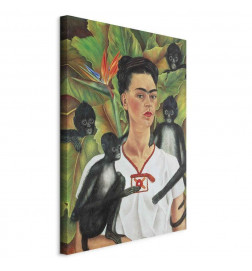 Slika - Frida Kahlo – Self-Portrait with Monkeys